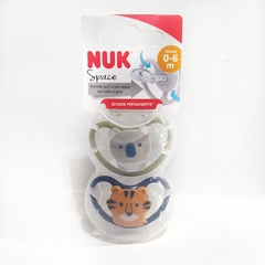 Chupete NUK Space 0-6 M Koala-tigre - comprar online