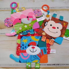 Sonajero para bebe Woddy de tela m.58613