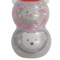 Chupete NUK Space 0-6 M gatita- osito - tienda online