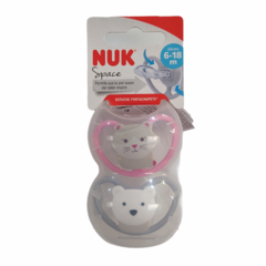 Chupete NUK Space 6-18 M gatita - osito en internet