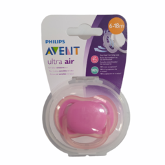 Chupete 6-18m Avent Ultra Air liso Rosa - comprar online