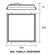 PANEL LED ESTANCO EMPOTRABLE PARA LABORATORIO 600x600 / IP 65 - Cuben SA