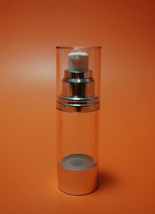 BOTELLA AIRLESS CILINDRICA 30 ML TAPA CONICA