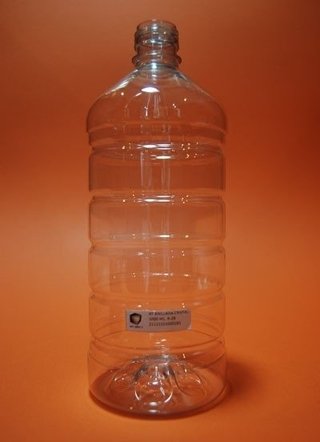 BOTELLA ANILLADA 1000 ML AMBAR / CRISTAL - comprar en línea