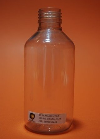 BOTELLA FARMACEUTICA 150 ML CRISTAL / BLANCA / AMBAR R-24 - comprar en línea