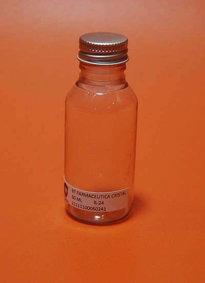 BOTELLA FARMACEUTICA 60 ML CRISTAL / AMBAR / BLANCO
