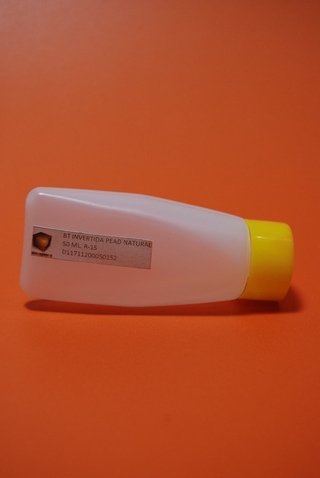 BOTELLA INVERTIDA PEAD NATURAL 50 ML TUBO DEPRESIBLE - comprar en línea
