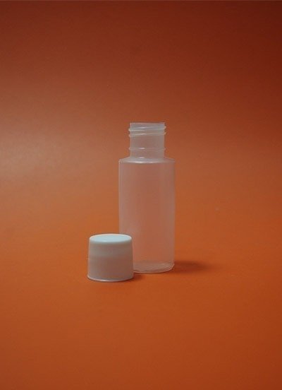 BOTELLA CILINCRICA 30 ML CON TAPA Y LINNER