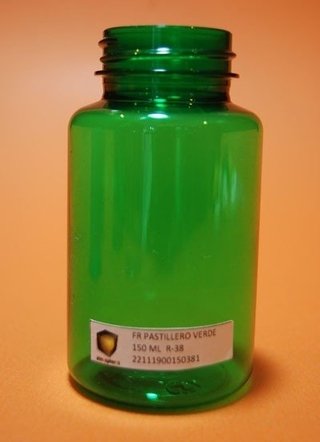 FRASCO PASTILLERO COLORES 150 ML - Envases Plásticos
