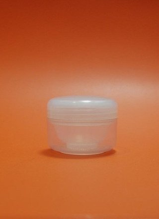 POMADERA DOBLE FONDO 60 ML CON TAPA Y LINNER CLARIFICADO - comprar en línea