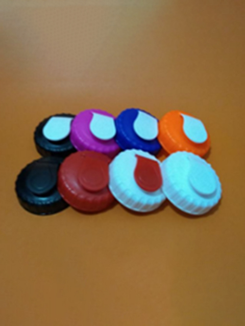 TAPA FLIP TOP R-63 COLORES NEGRO, BLANCO, VERDE, AMARILLO
