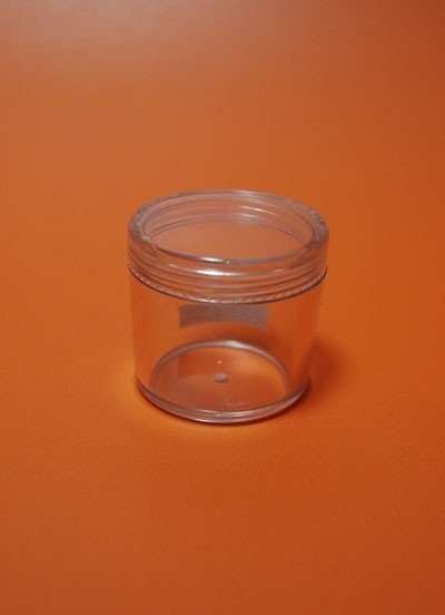 TARRO CON TAPA ACRILICO AS NATURAL 20 ML