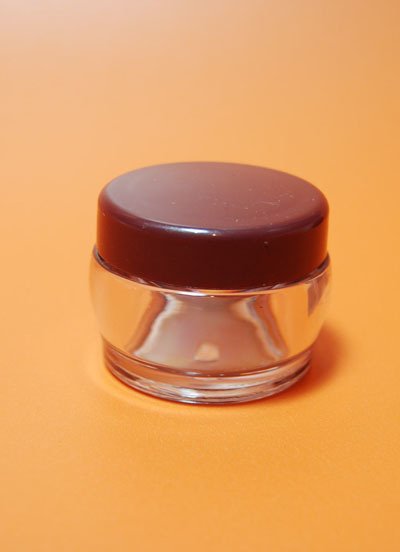 TARRO ACRÍLICO NATURAL C/TAPA VINO, BLANCO, ROJO 25 ML