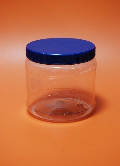 TARRO CILÍNDRICO CRISTAL 1,000 ML / 1 KG R-110