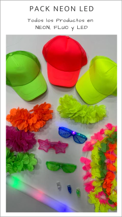 PACK NEON LED - 10 personas en internet