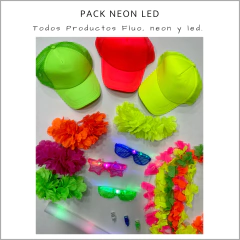 PACK NEON LED - 10 personas