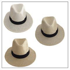 Sombrero Panama tradicional ala grande x unidad - comprar online