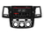 Stereo Multimedia TOYOTA HILUX/SW4 Climatizador Analogico 2013 A 2017 en internet