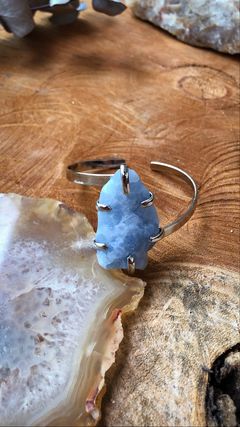 Bracelete Zee de Calcita Azul