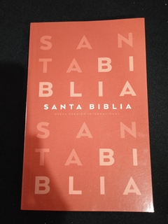 Santa Biblia. Nueva Versión Internacional - Tapa rúst.