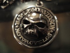 Imagen de Cadena MARTIN para billetera Harley Davidson con escudo