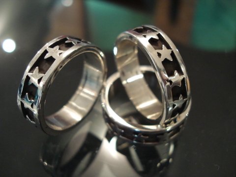 Anillo Cinta de Estrellas