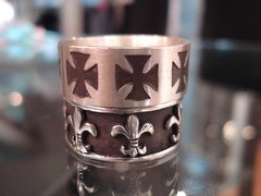 Anillo Cinta Cruz de Malta - tienda online