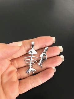 Dije Fish Bones  chico - CO&CO Joyeria & Diseño