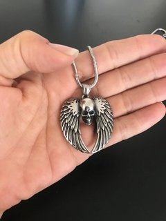 Dije ALAS CON CALAVERA - CO&CO Joyeria & Diseño