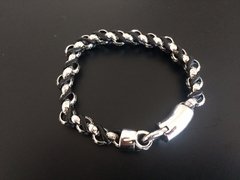 Pulsera ROLO cuero tejido en internet
