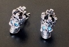 Imagen de Aros Calaveras OJOS CELESTES
