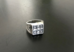 Anillo Cruz Grabada - comprar online