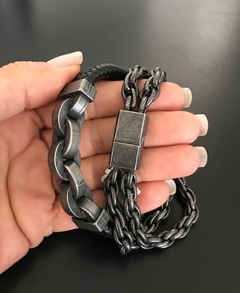 Imagen de Pulsera Satinada Doble Cadena