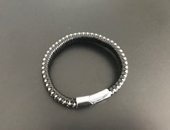 Imagen de Pulsera TEJIDA PUNTOS DE ACERO