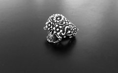 Anillo Calavera Mexicana
