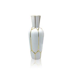Jarrón cerámica esmaltada - dorado 0.16 x 0.25 mt. - comprar online