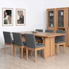 Mesa Rectangular Base Central - La Campiña de Funes