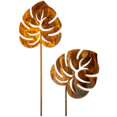 PINCHE DE CHAPA HOJA DE FILODENDRO