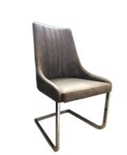 Silla Savona Cromo/Ecocuero 0.90 x 0.48 mts.