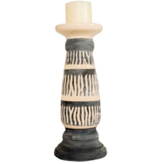 CANDELABRO ALTO BASE GRIS
