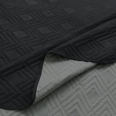 Cover Kavanagh 1 Plaza Bicolor Negro con Gris C/Funda