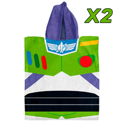 Poncho de Toalla Disney Piñata Diseño Toy Story (2 Unidades)