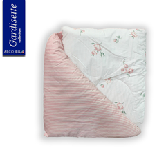 Acolchado 1 Plaza Percal 180 Hilos Algodon Diseño Elisabeth