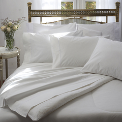 Sabana Cannon Classic 100x100 Algodon 200 Hilos King Size White