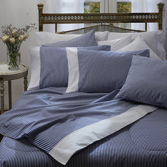 Sabana Cannon Classic 100x100 Algodon 200 Hilos Twin Size Blue