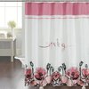 Cortina Baño Teflon Chenille Vintage Diseño Spring