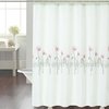 Cortina Baño Teflon Chenille Luxury Diseño Green Owl