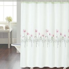 Cortina Baño Teflon Chenille Luxury Diseño Green Owl