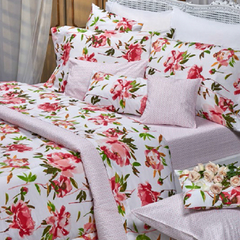Sabana Danubio Romantica 180 Hilos King Size Diseño Magnolia