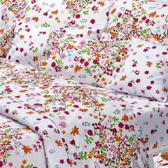 Sabana Danubio Romantica 180 Hilos King Size Diseño Multicolor